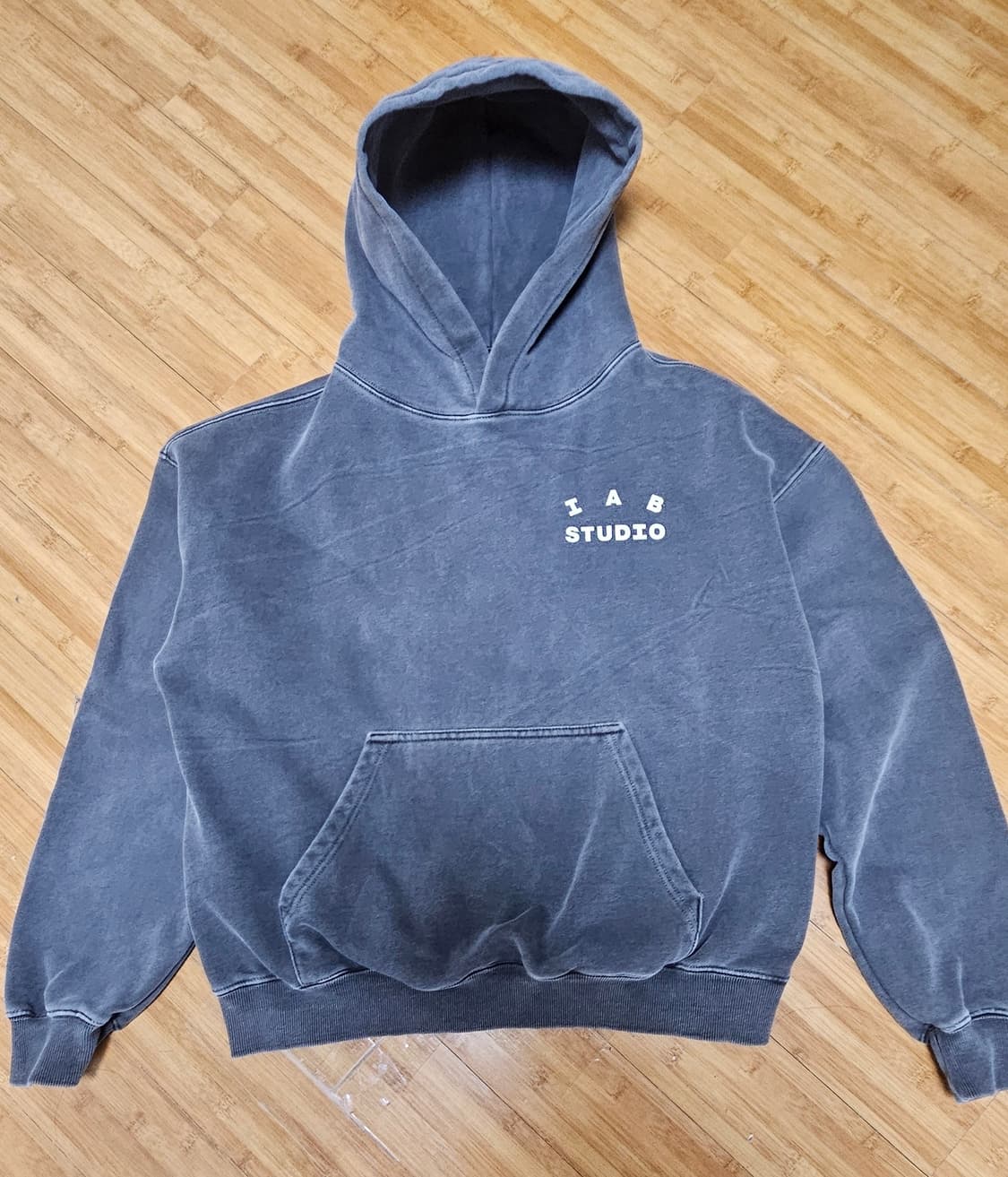 아이앱 스튜디오 피그먼트 후드 블랙 라지L 상품이미지1