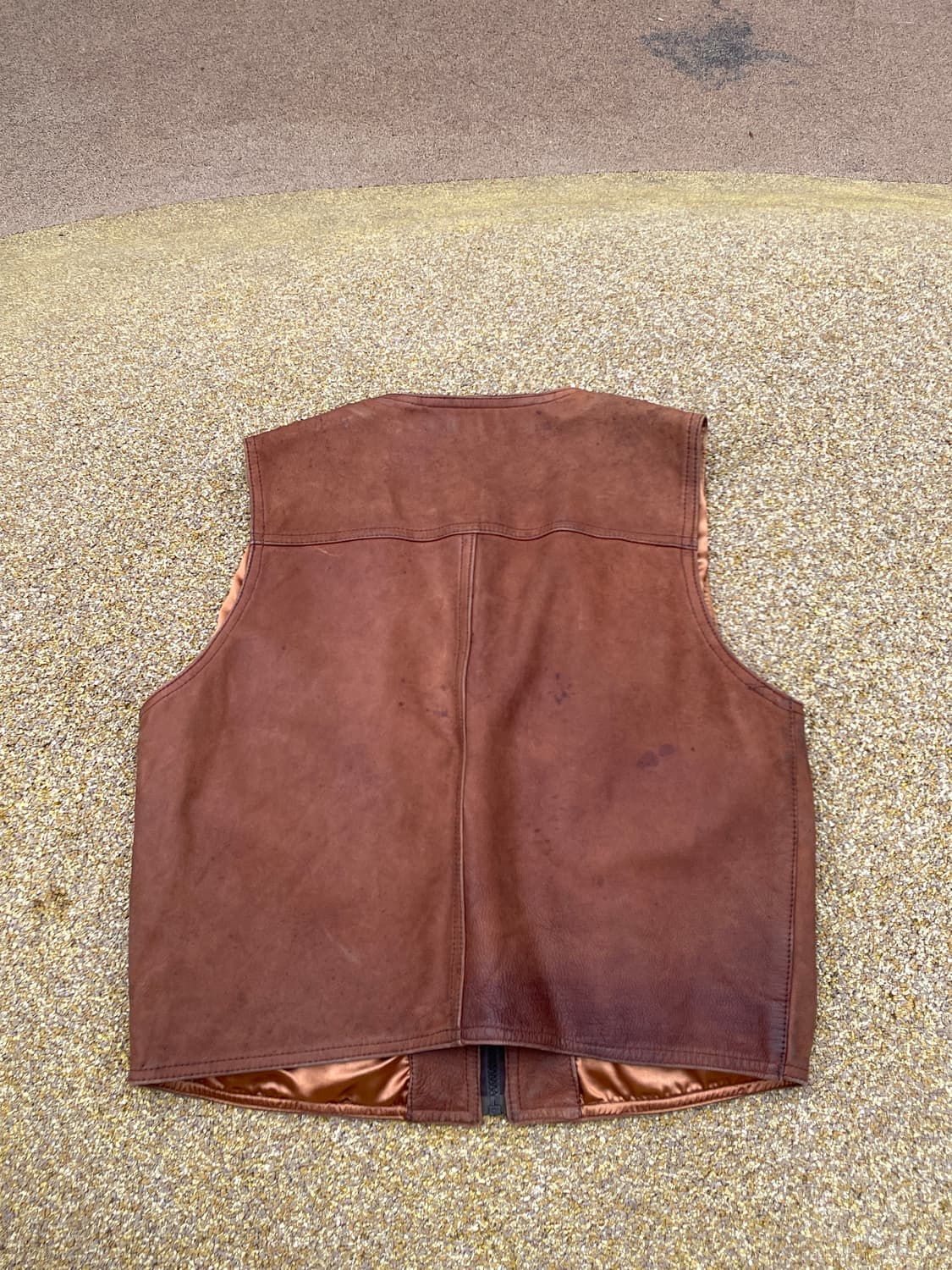 빈티지 가죽 베스트 상품이미지4