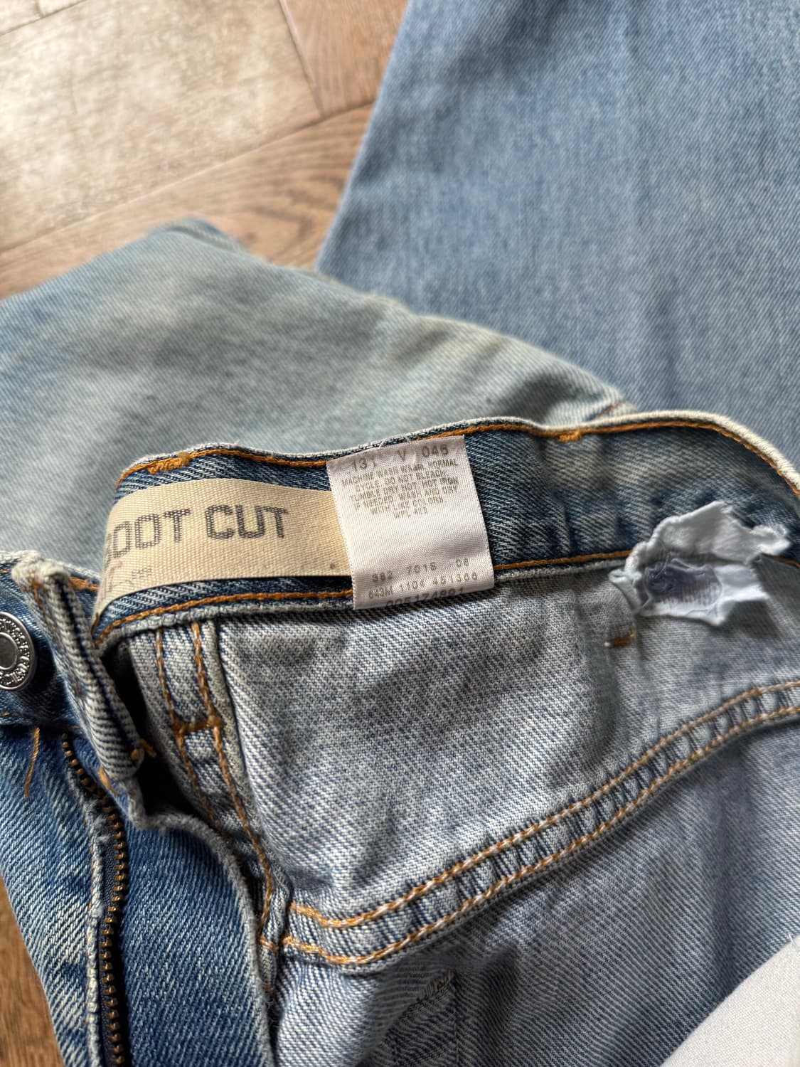 [38]00's 리바이스 517 Made in USA 플레어진 F37 상품이미지9