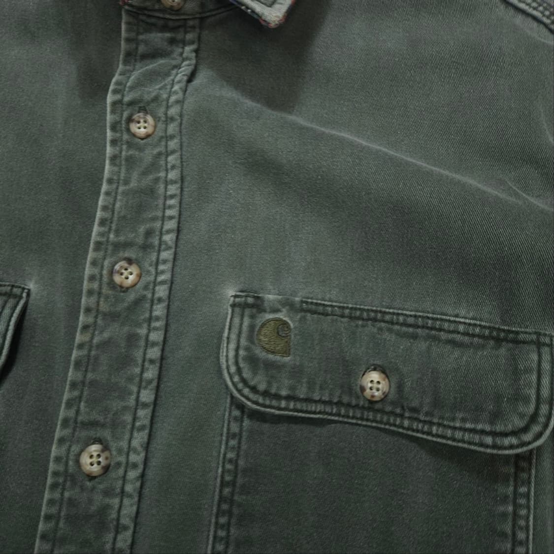 칼하트 헤비 코튼 워크 셔츠 상품이미지4