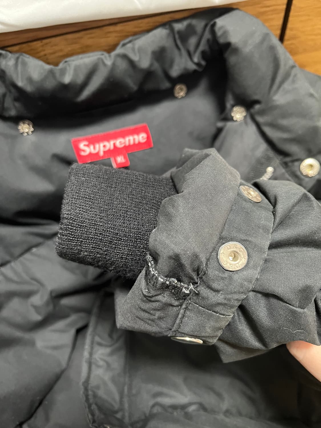 90s 슈프림 시에라 파카 다운 패딩 XL 블랙 노스패이스 오마주 상품이미지9