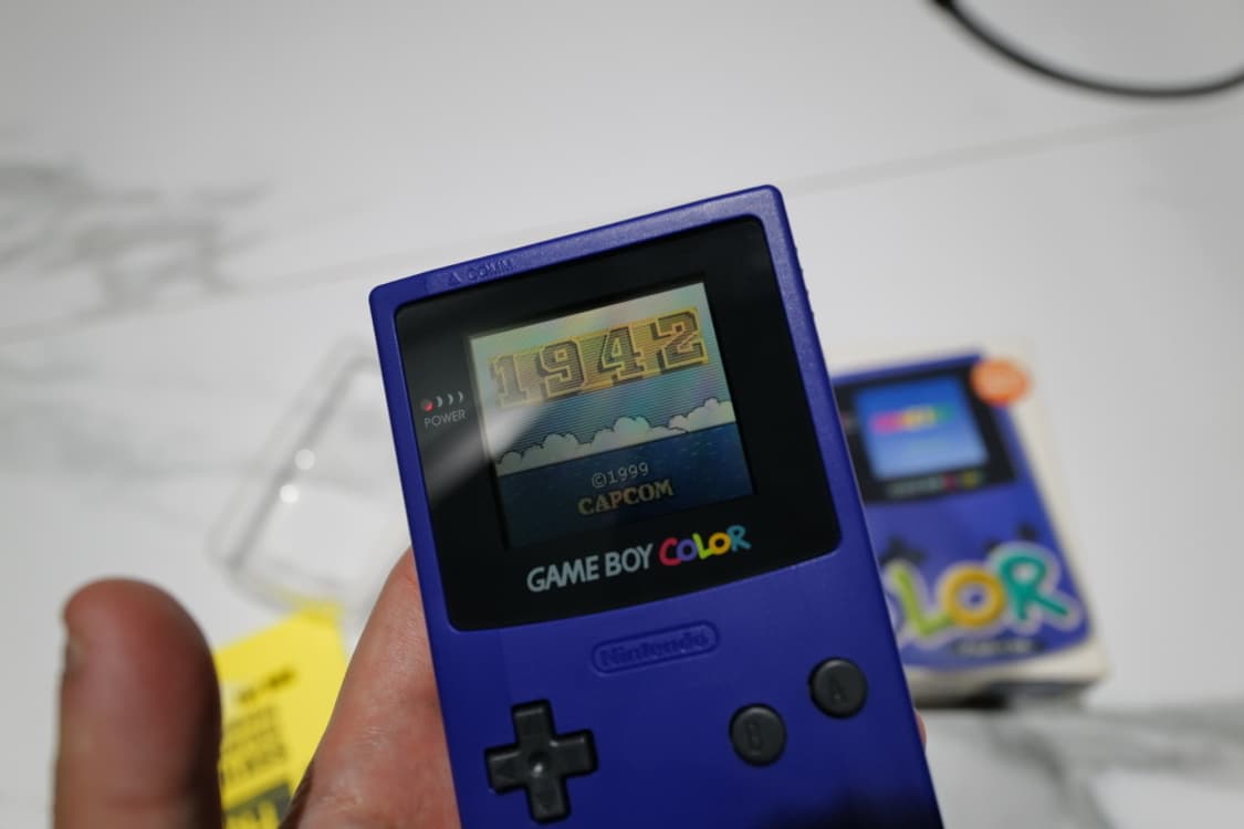 (새제품) 닌텐도 게임보이 컬러 CGB(gbc)퍼플 풀박스  상품이미지2