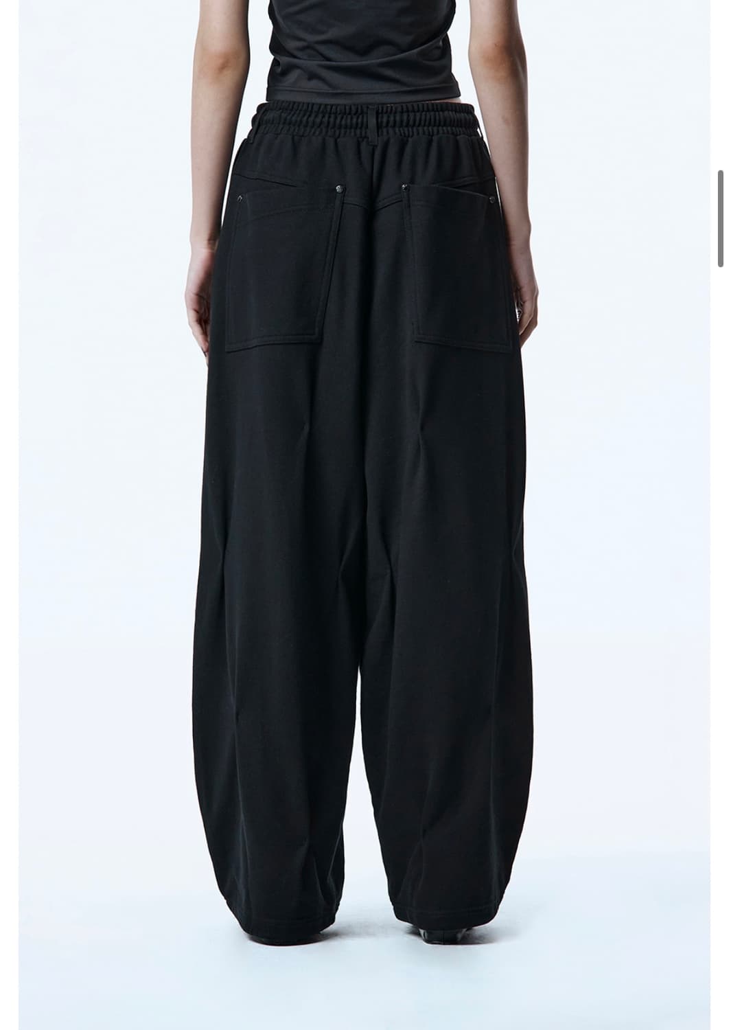 트리밍버드) Bar-Tack Set-up Sweat Pants BK 상품이미지3