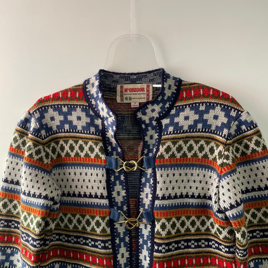 맥그리거 엔틱 울 노르딕 가디건 상품이미지2