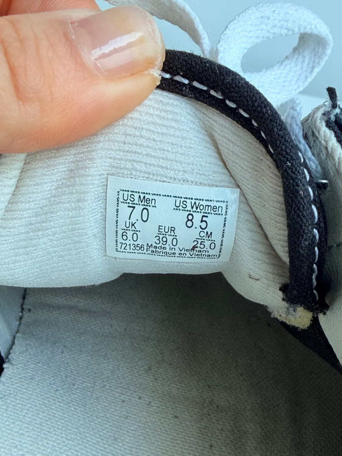 Vans Old Skool 블랙 스니커즈 250 (남여공용) 상품이미지10