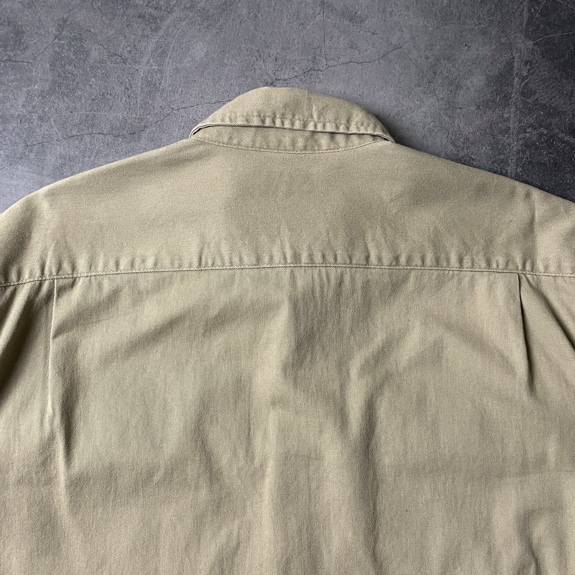 WRANGLER 랭글러 빈티지 베이지 코튼셔츠 A00422 상품이미지7