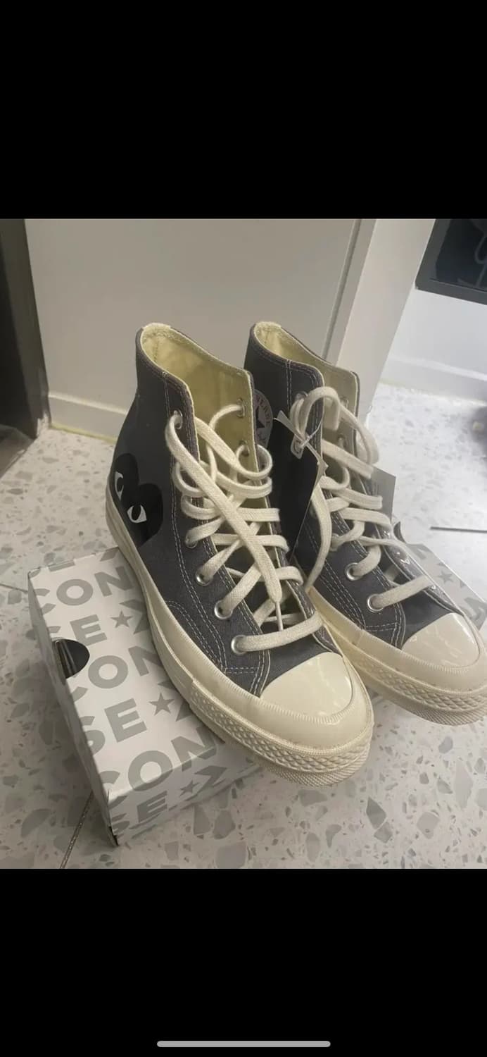 컨버스 꼼데가르송 척 70그레이 240mm 상품이미지1