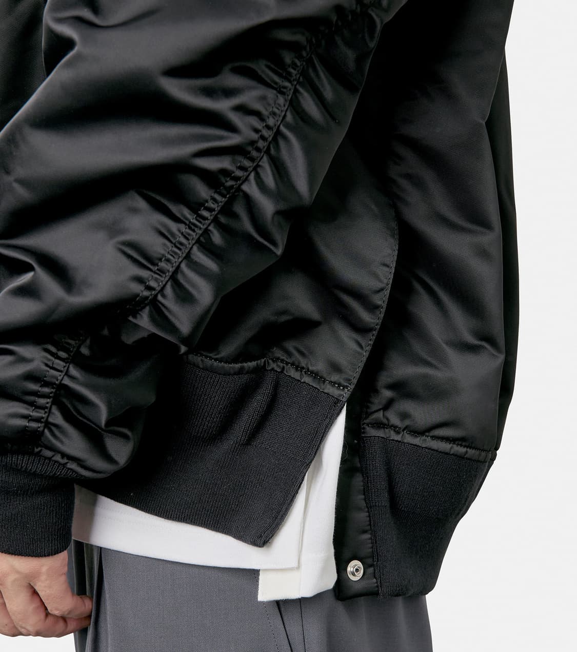 sacai 사카이 ma-1 봄버 자켓 블랙 2사이즈 상품이미지2