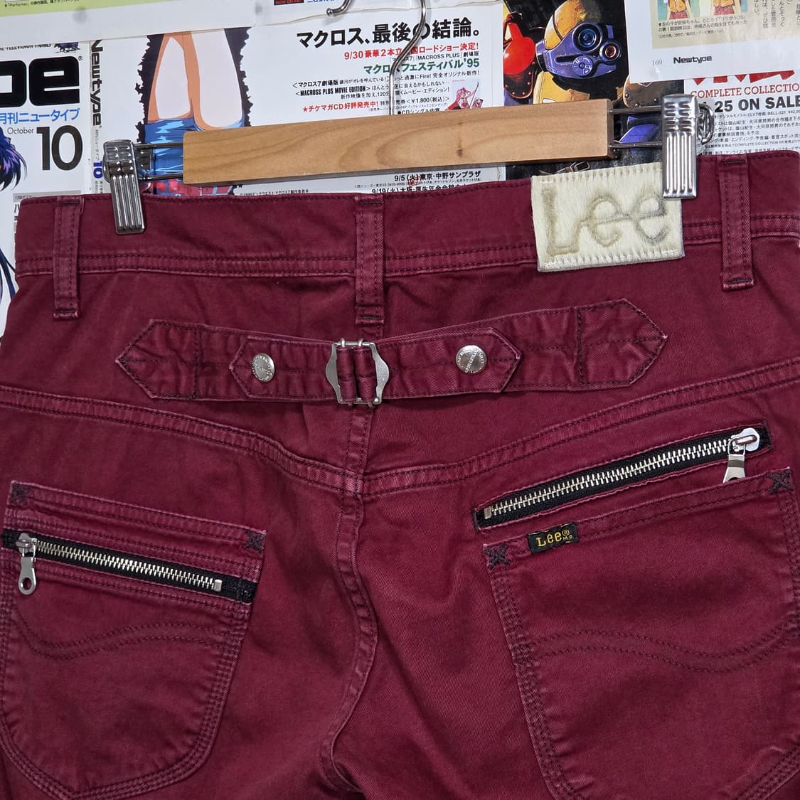 JPN 리 카우보이 신치백 펑크 로우라이즈 코튼 팬츠 상품이미지7