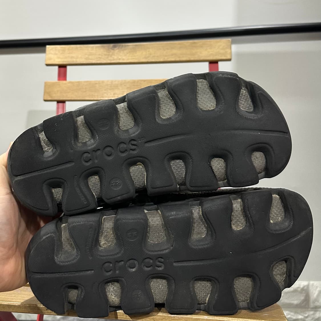 M10) 280 크록스 샌들 남성 남자 터레인 클로그 카모 리얼트리 상품이미지6