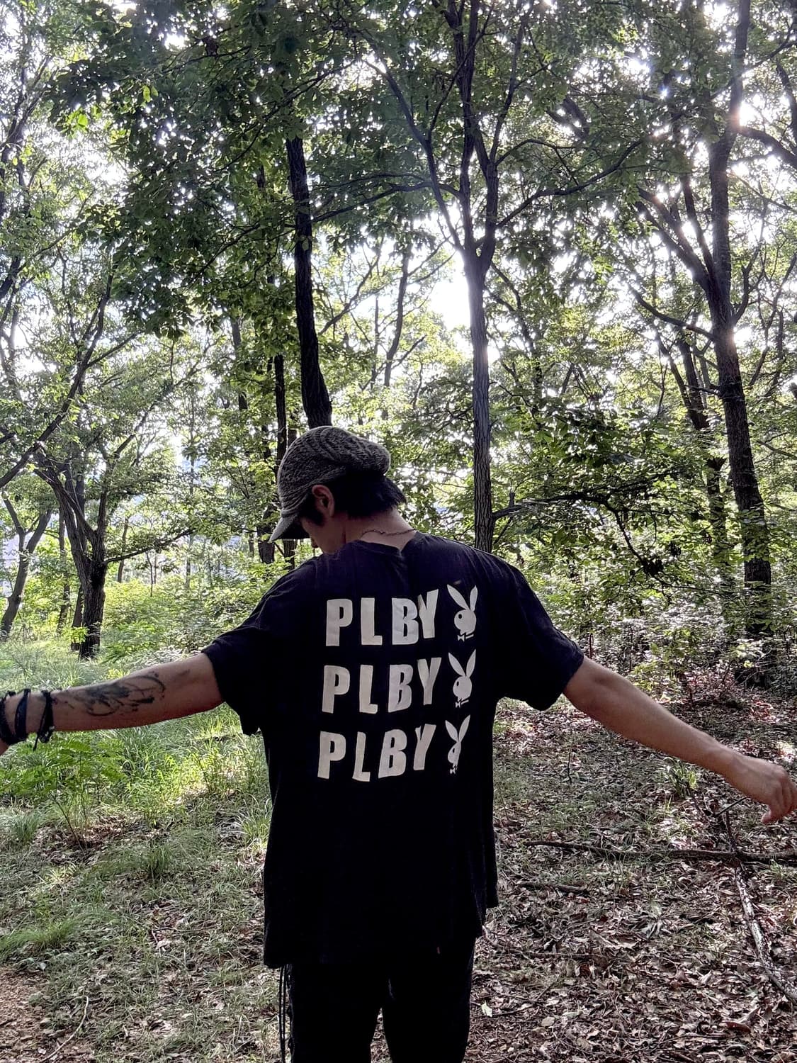 “Playboy” Logo Print Tee 상품이미지1