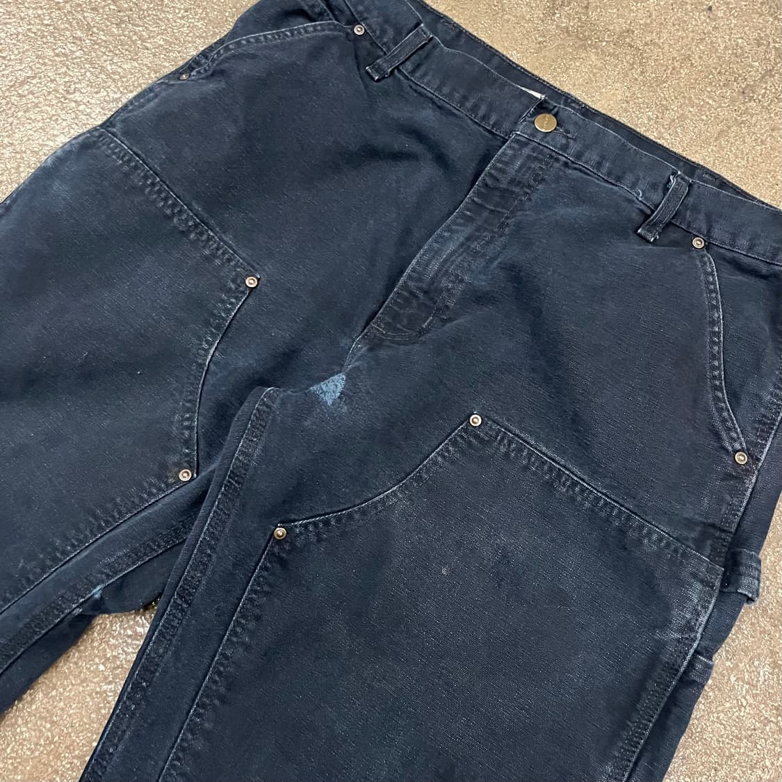 Carhartt 블랙 더블니 팬츠 (37“) 상품이미지3