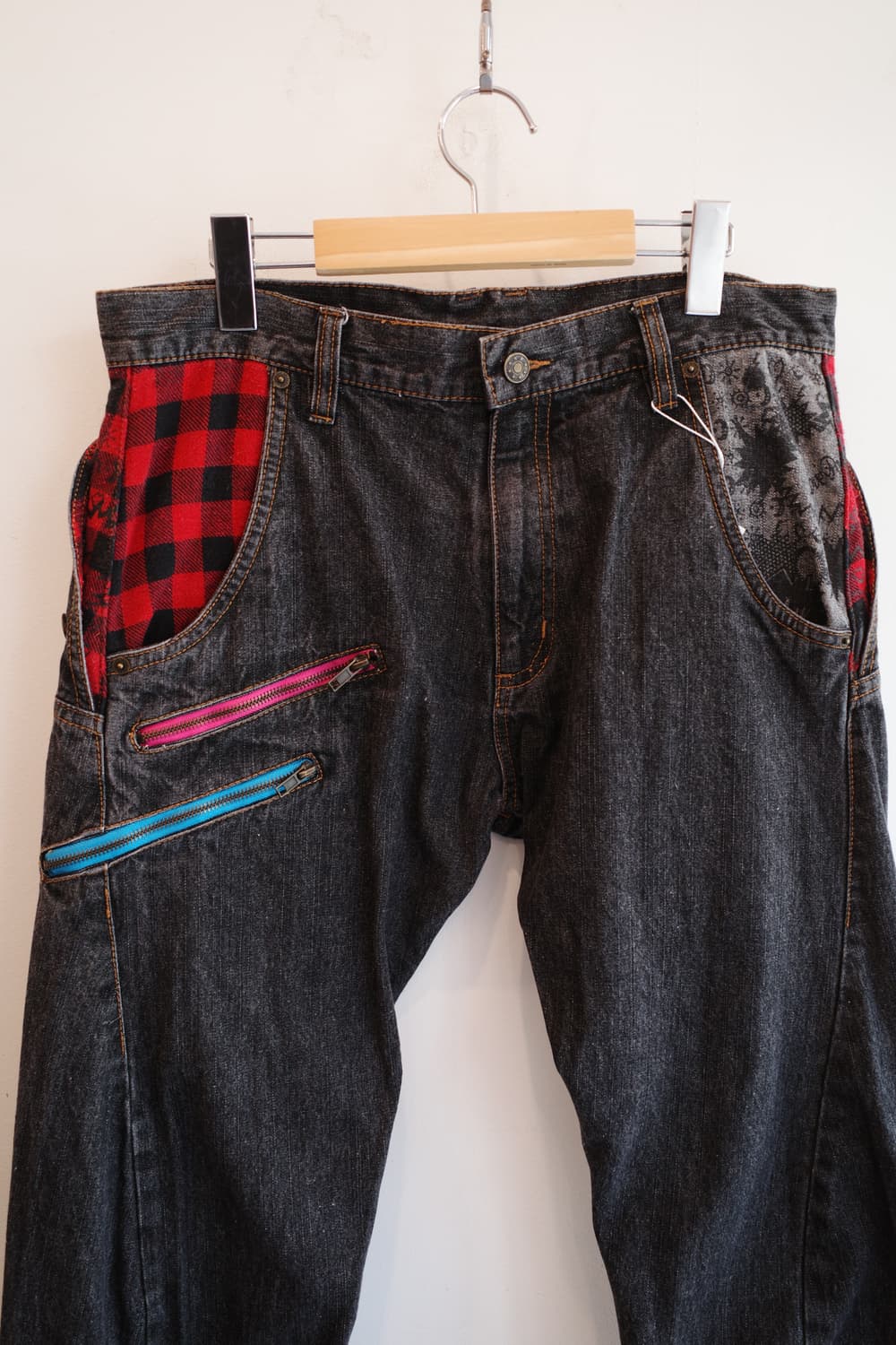 Japan brand 흑청 데님팬츠 (33인치) 상품이미지2