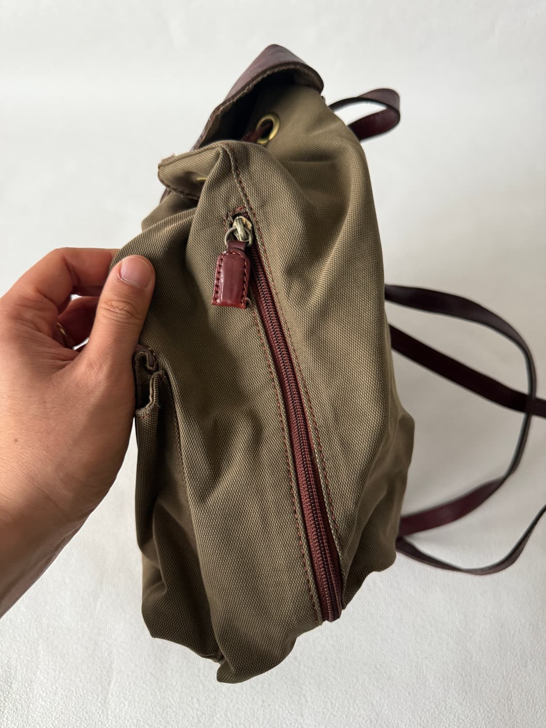 MONSAC 레더&원단 백팩 상품이미지5