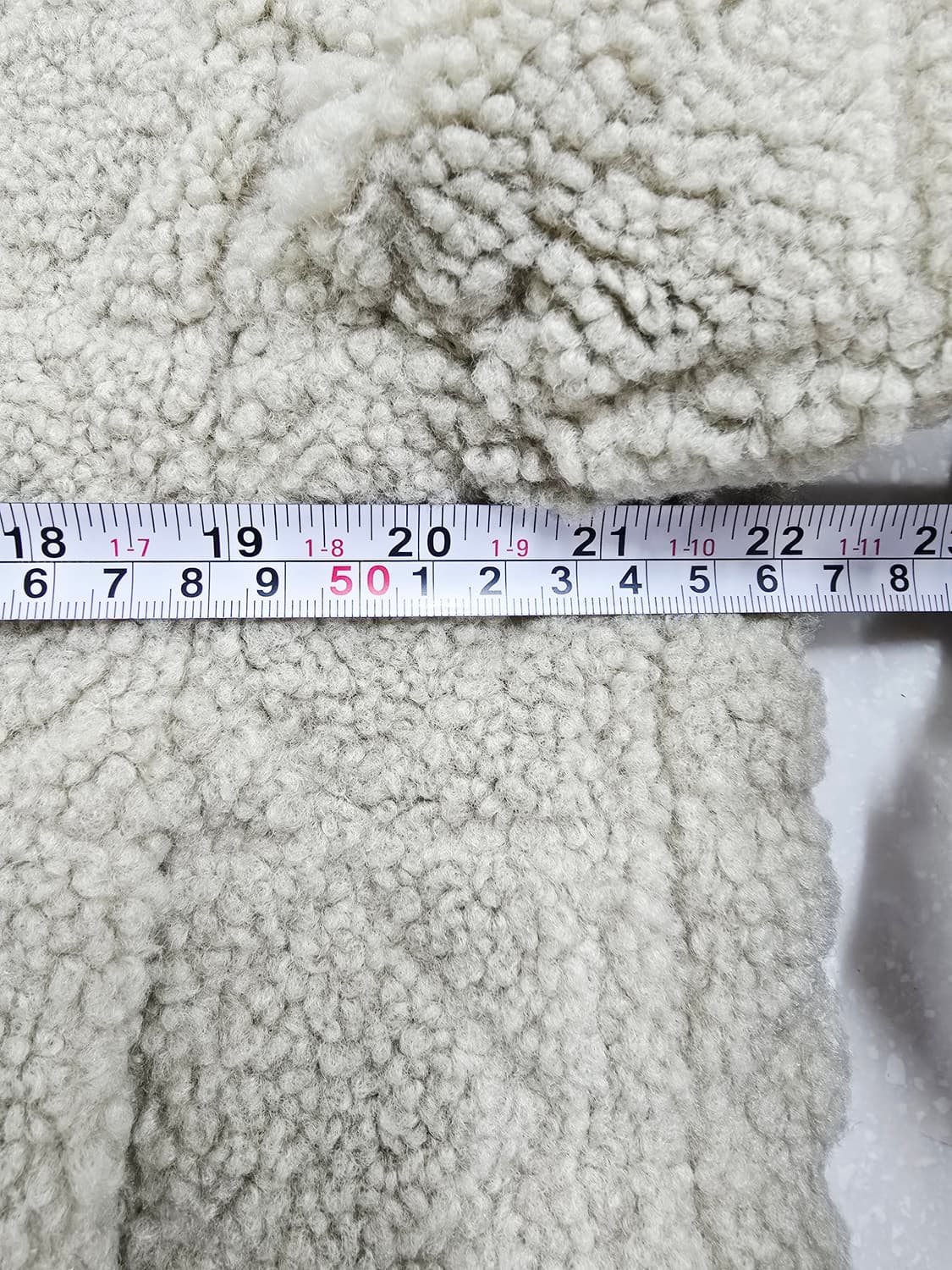 빈폴 패턴 부클 소재 쇼트 아우터 카키 퀼팅 플리스 자켓 상품이미지7