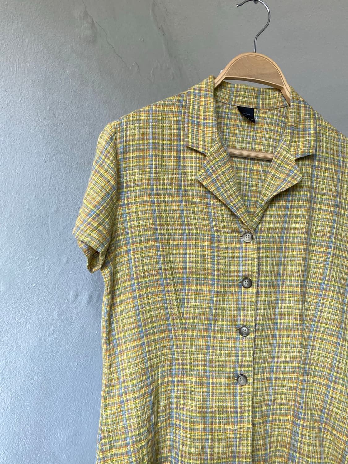 y2k 웨스턴 거즈 코튼 셔츠 상품이미지2