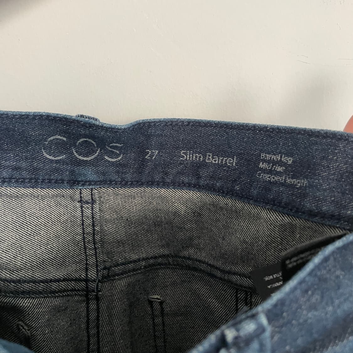 코스 진청 스티치 데님 팬츠 상품이미지8