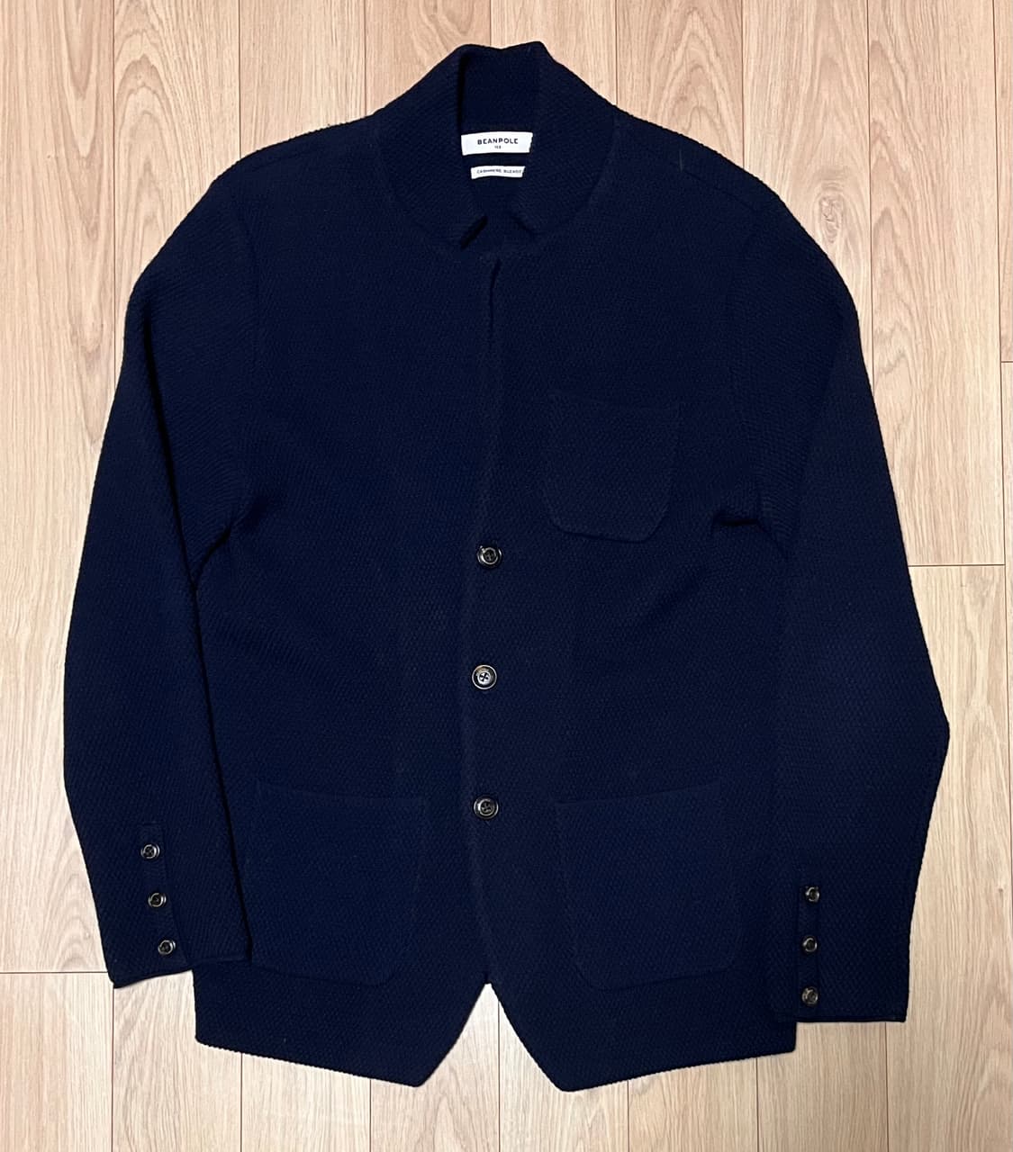 빈폴 남성 캐시미어 혼방 네이비 자켓 100 상품이미지1