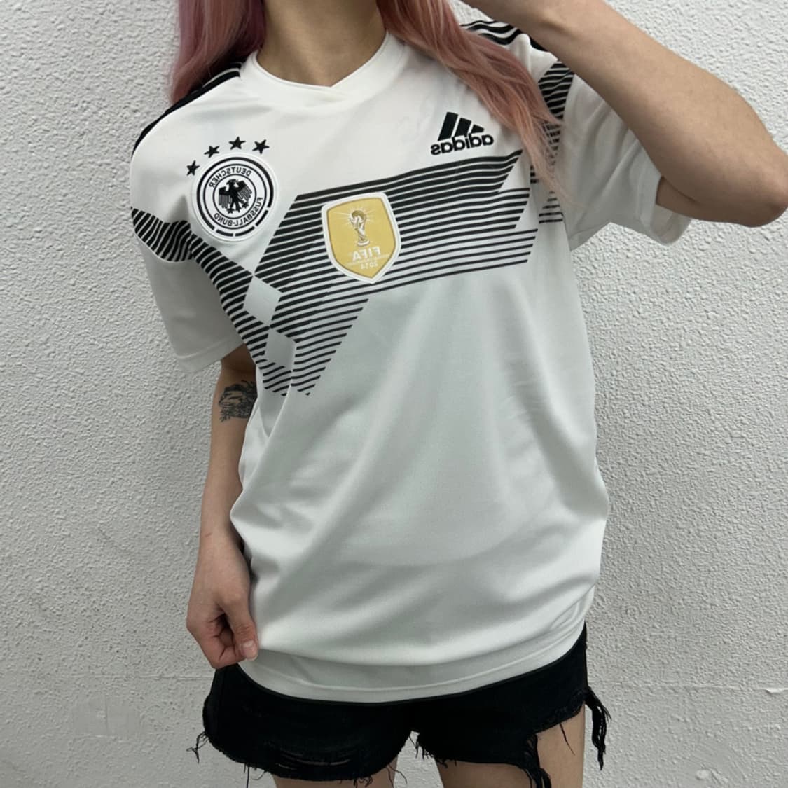 2014 아디다스 독일 국대 반팔 홈 유니폼 L 상품이미지1