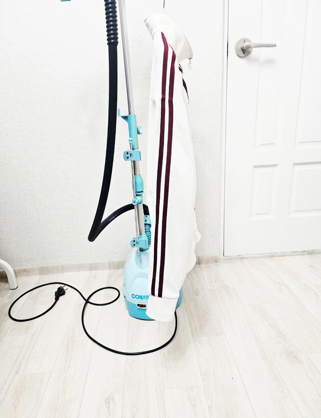 (100~105)S ☆초대장급☆ 널디 크림 [화이트버건디] 트랙탑져지 상품이미지5