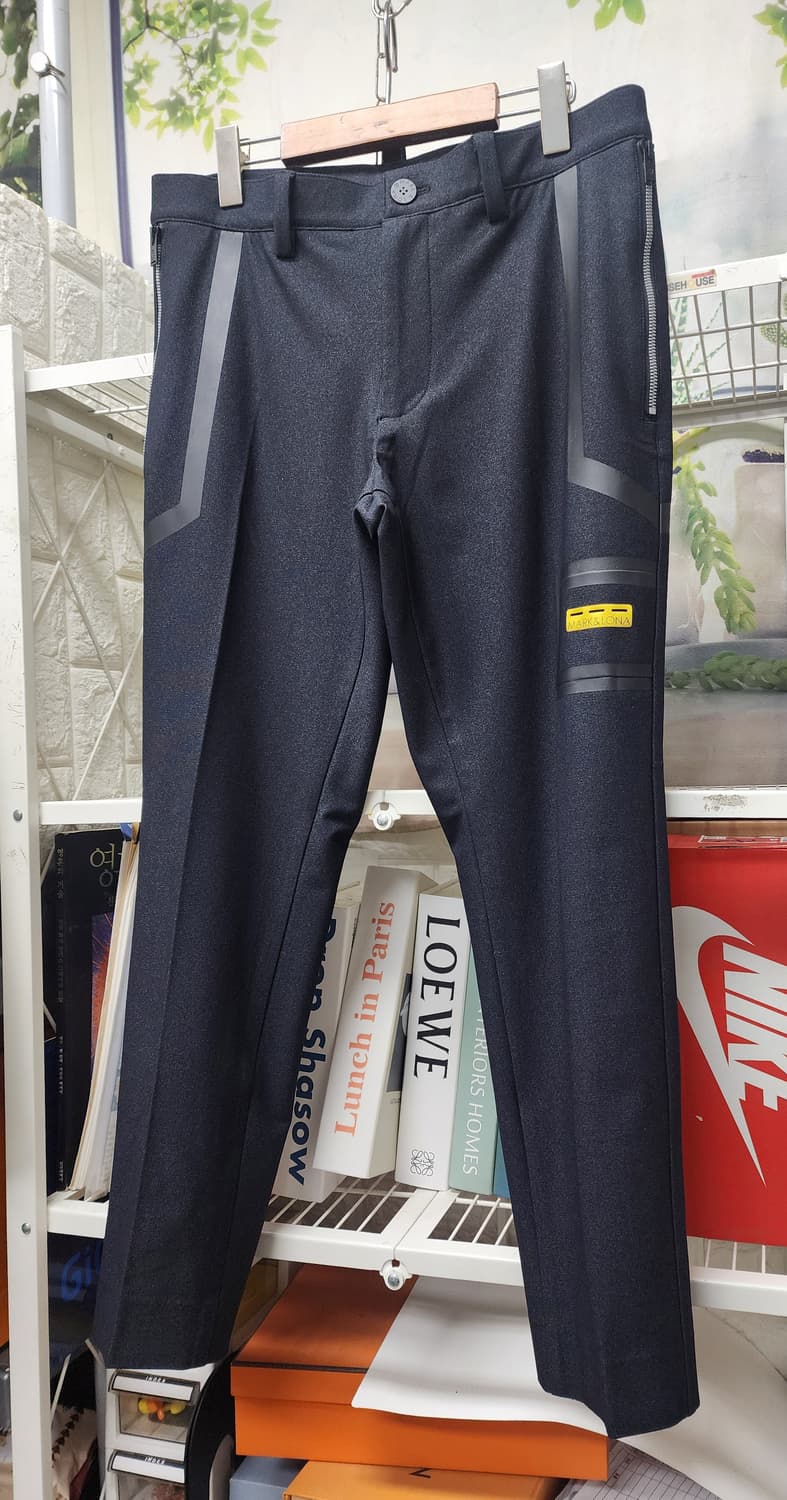 마크앤로나 남성골프바지 34 파이핑 기모 골프팬츠 봄가을용 MM47 상품이미지2