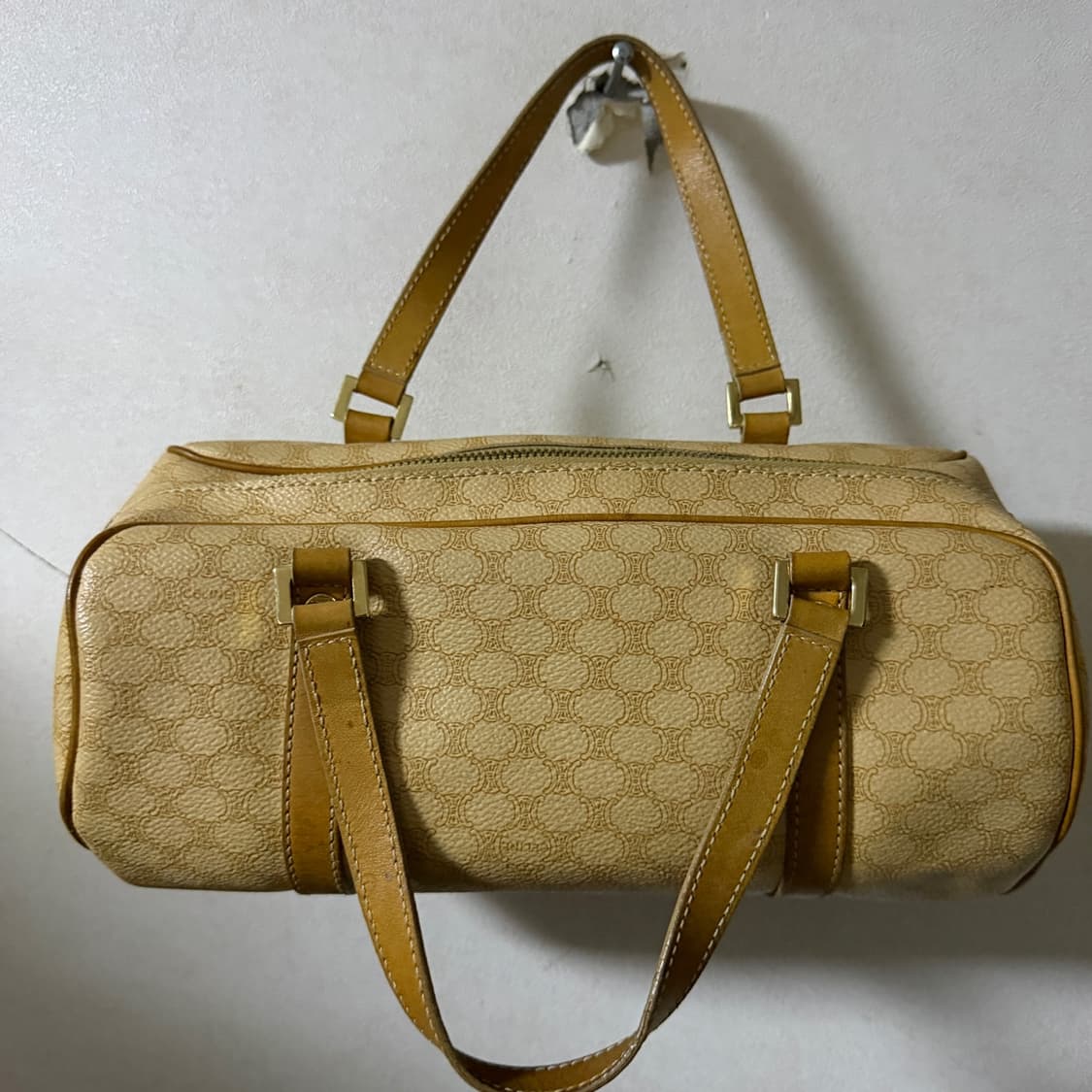 빈티지 셀린느 마카감 미니 원통 토트백 레어 상품이미지2