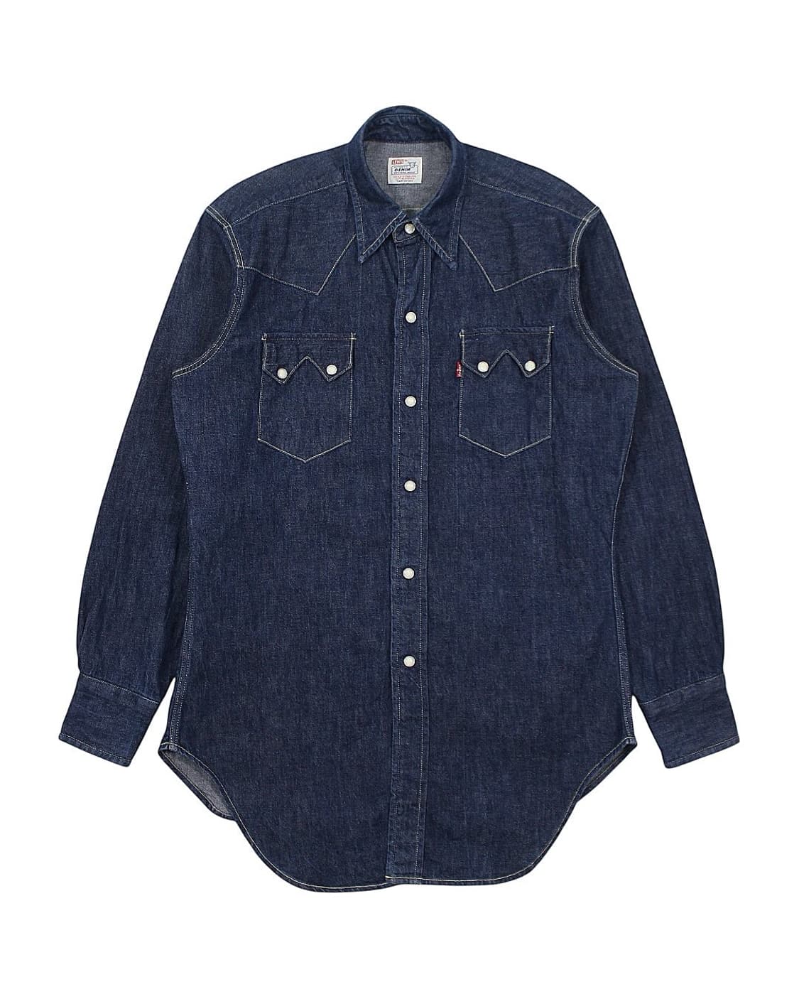LVC 1950s 숏혼 소투스 웨스턴 데님 셔츠 빅E 리바이스 발렌시아 상품이미지1