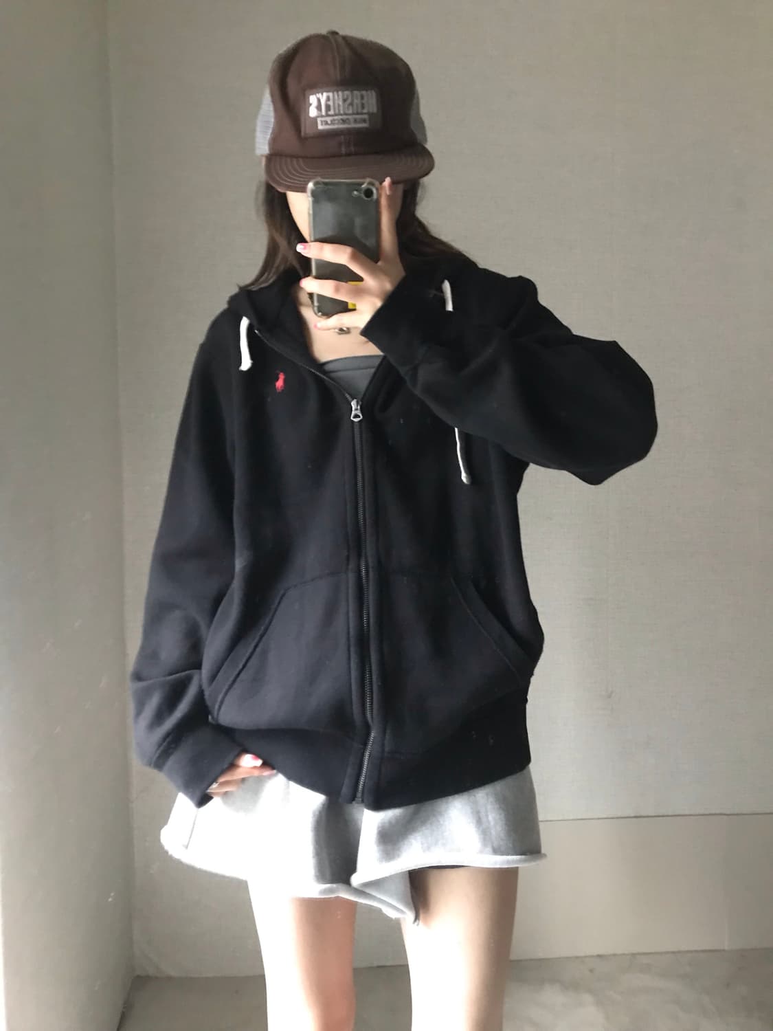 폴로 검빨 후드집업 상품이미지3