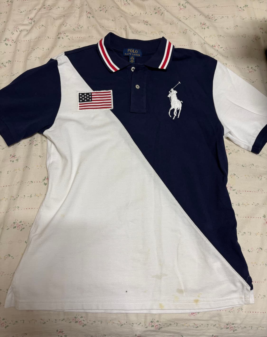 폴로 성조기 빅포니 반팔 상품이미지1