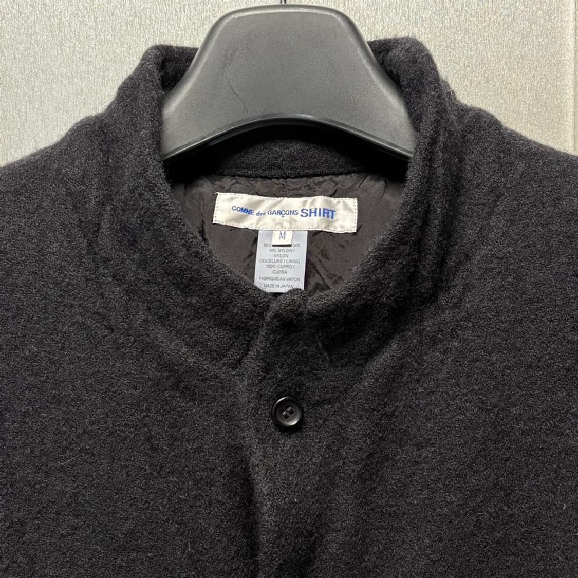 M) 꼼데가르송 셔츠 축융 울 블레이저 자켓 상품이미지2