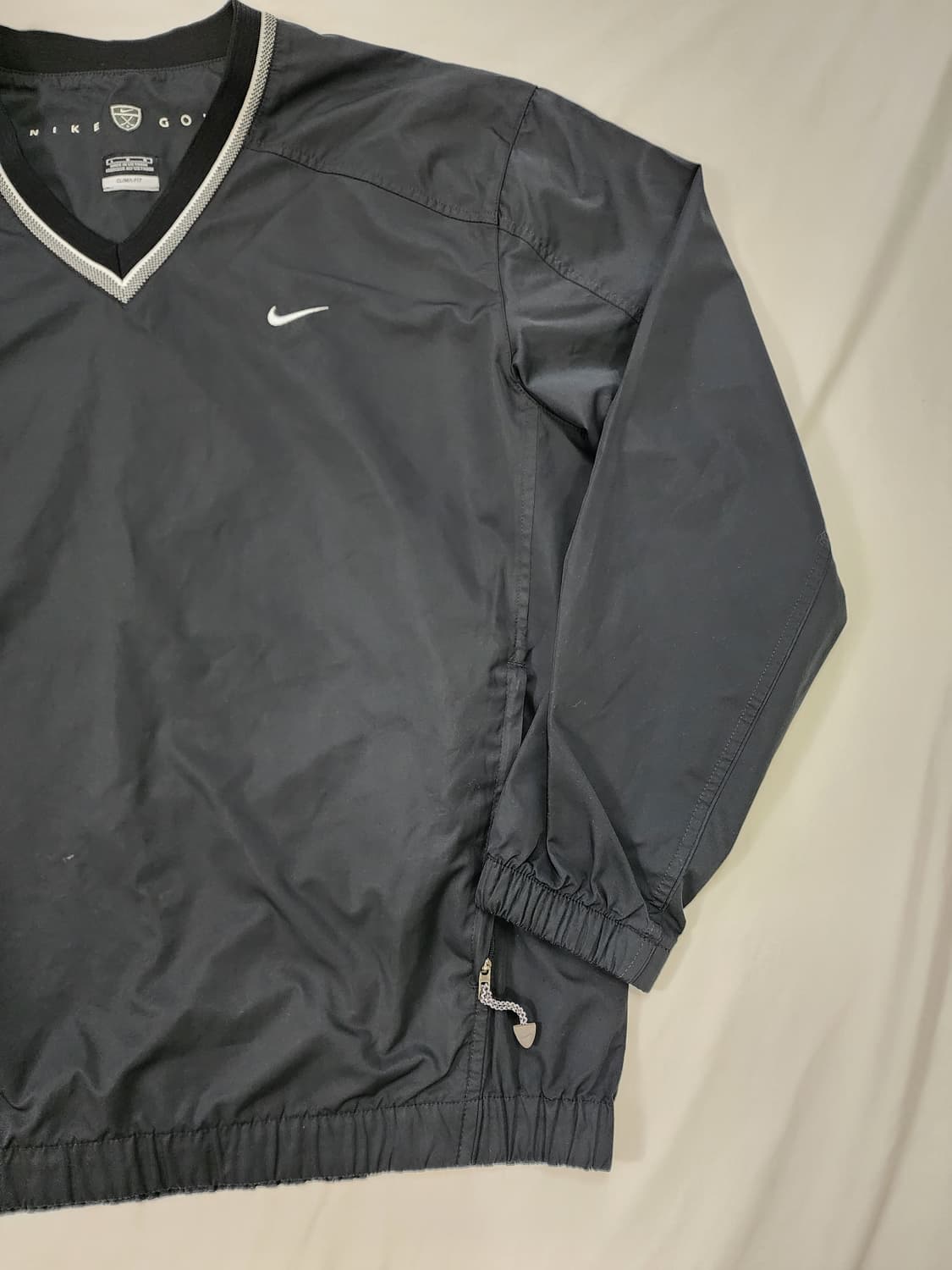 나이키 00s 스우시 V넥 바림막이 블랙 웜업 상품이미지5