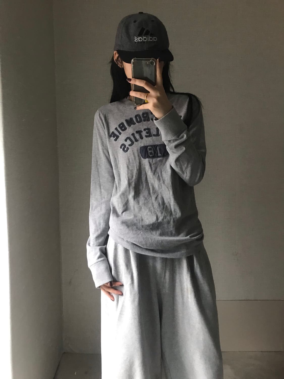 아베크롬비 그레이 롱슬리브 상품이미지3