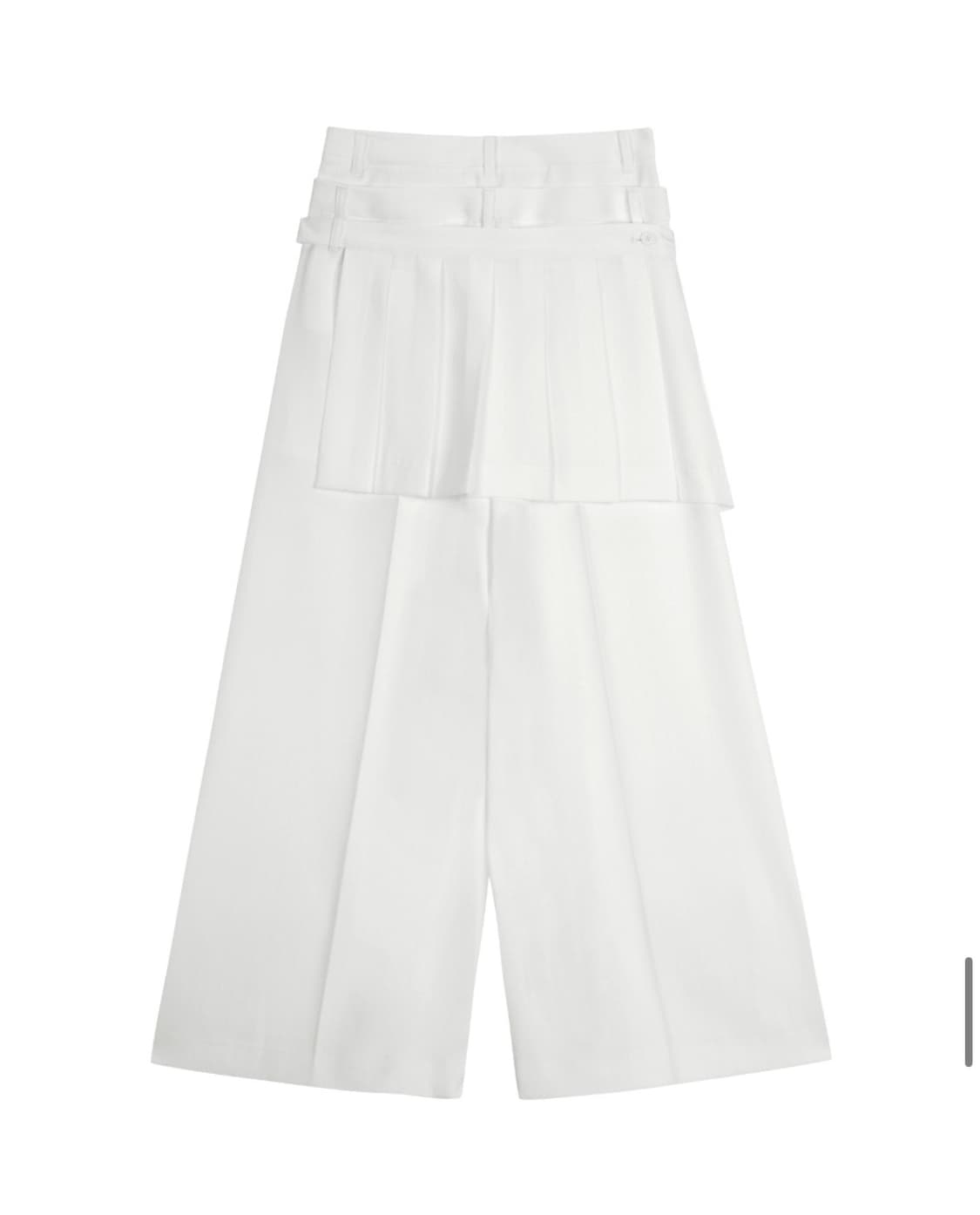 트리밍버드) Flowing Pleated Layered Pants WH 상품이미지6