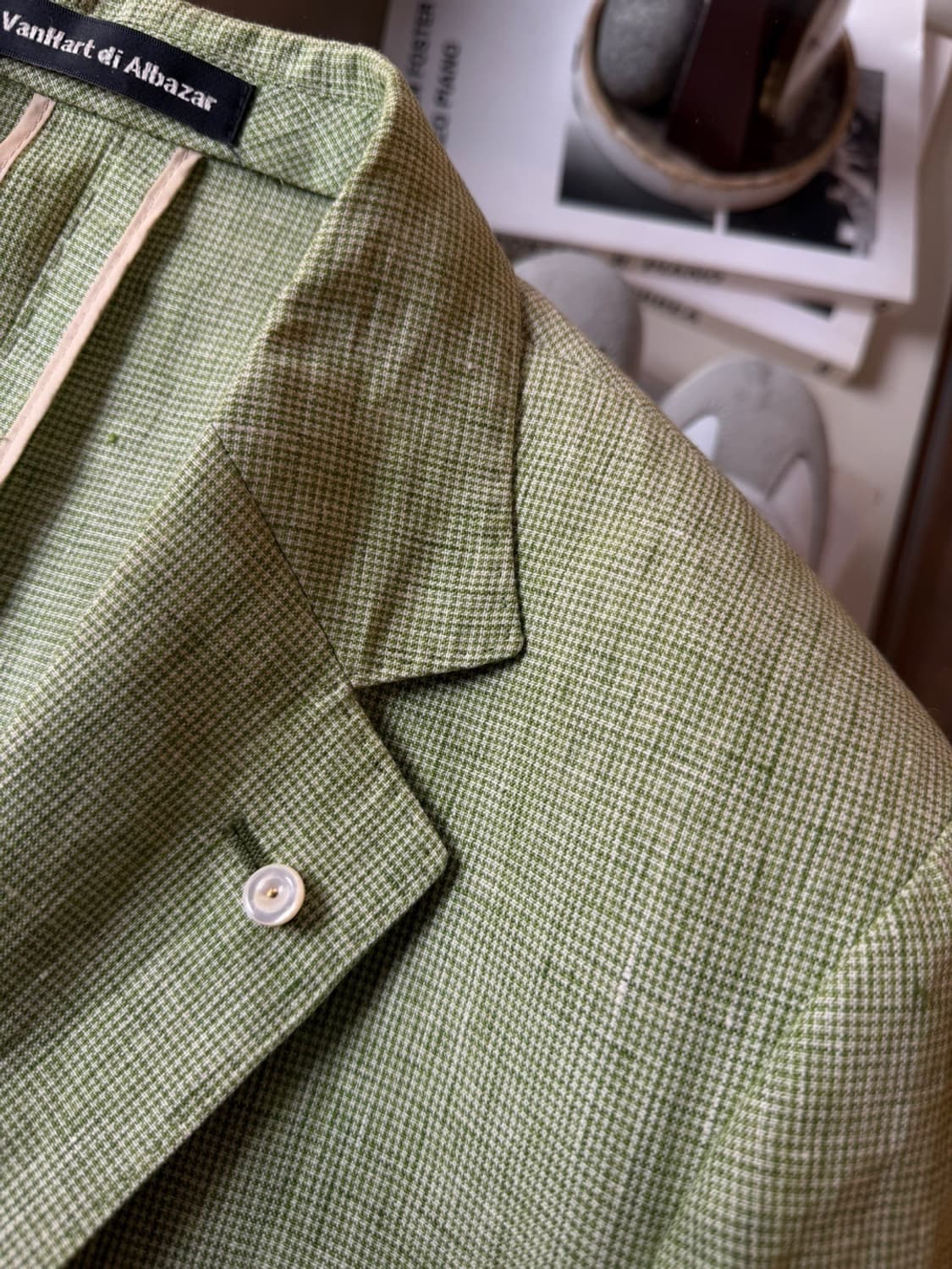 반하트 디 알바자 리넨 자켓 슬림100 상품이미지8