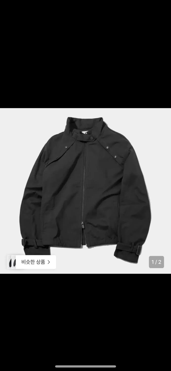 플레이스 스튜디오 하이넥 스탠다드 블루종 집업 자켓 상품이미지1