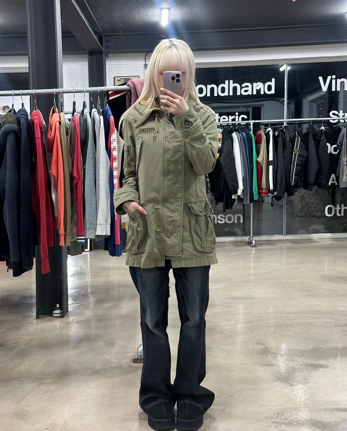 히스테릭 글래머 밀리터리 야상 자켓 상품이미지2