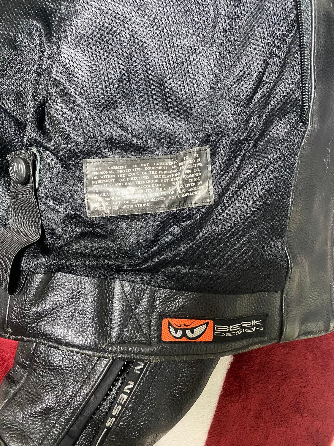 알렌네즈 라이더 가죽자켓 상품이미지8