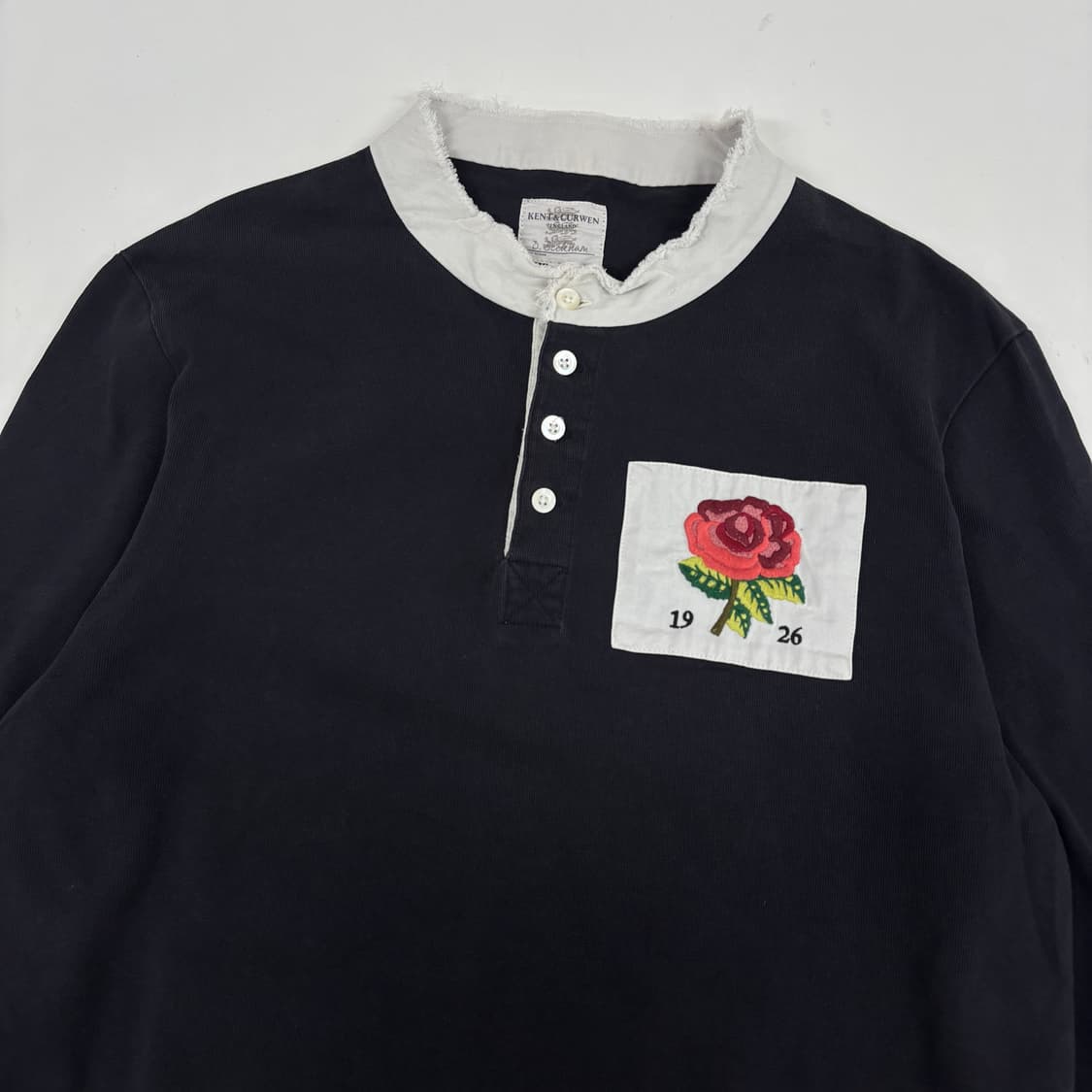 Kent & Curwen Stokes Rose Rugby Shirt 상품이미지2