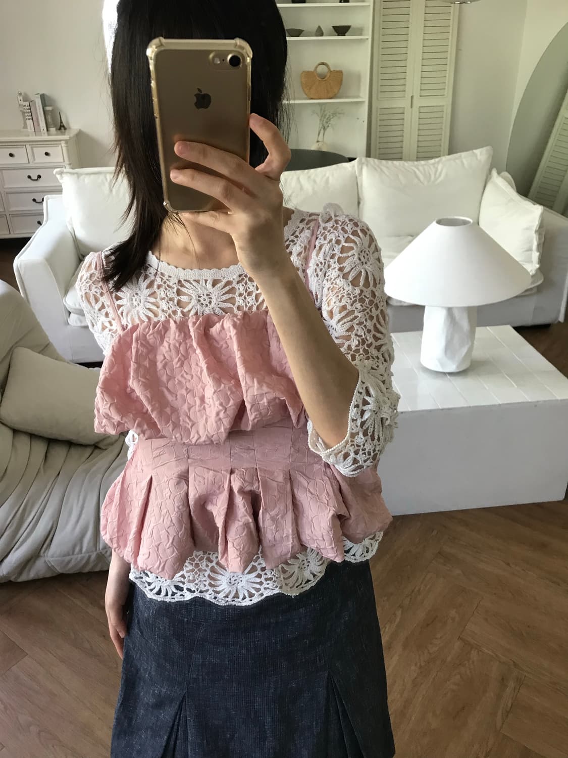 vintage pink balloon sleeveless 상품이미지8