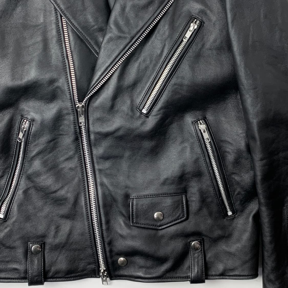 [L/정품] 로파이 양가죽 레더 라이더 자켓 상품이미지3