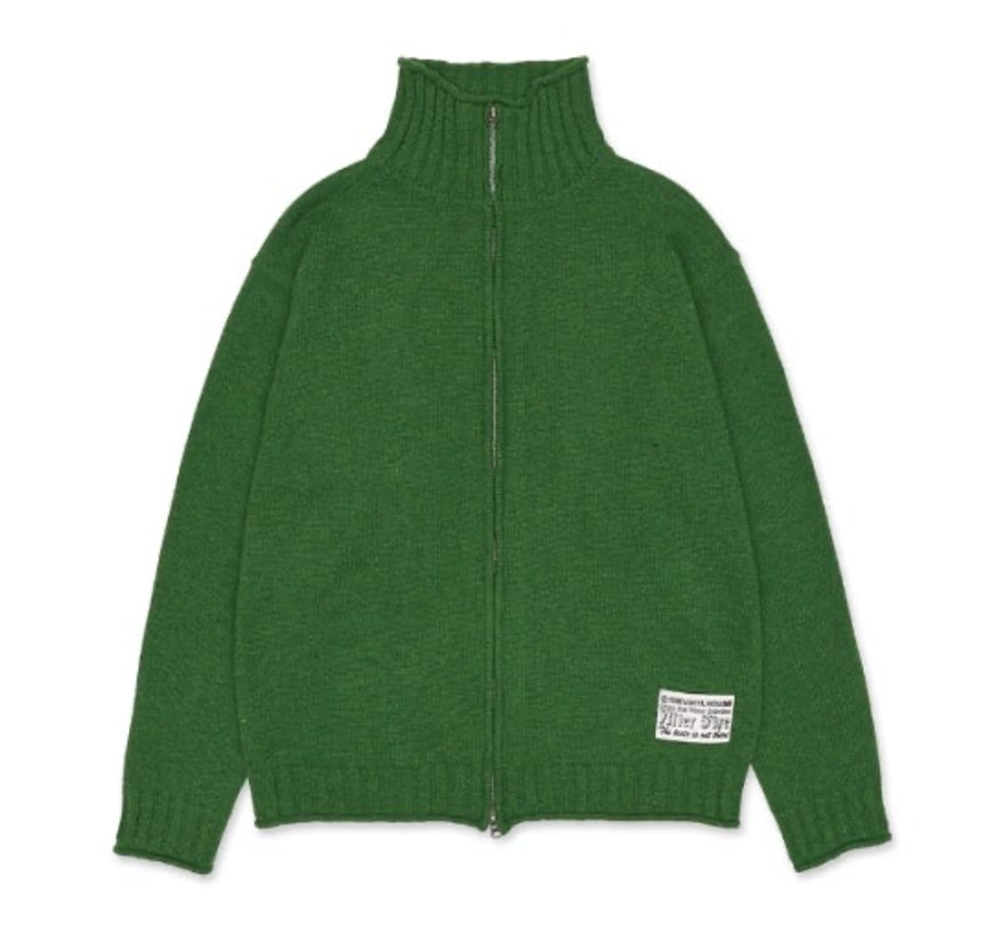 더바이닐하우스 니트 짚업 상품이미지1