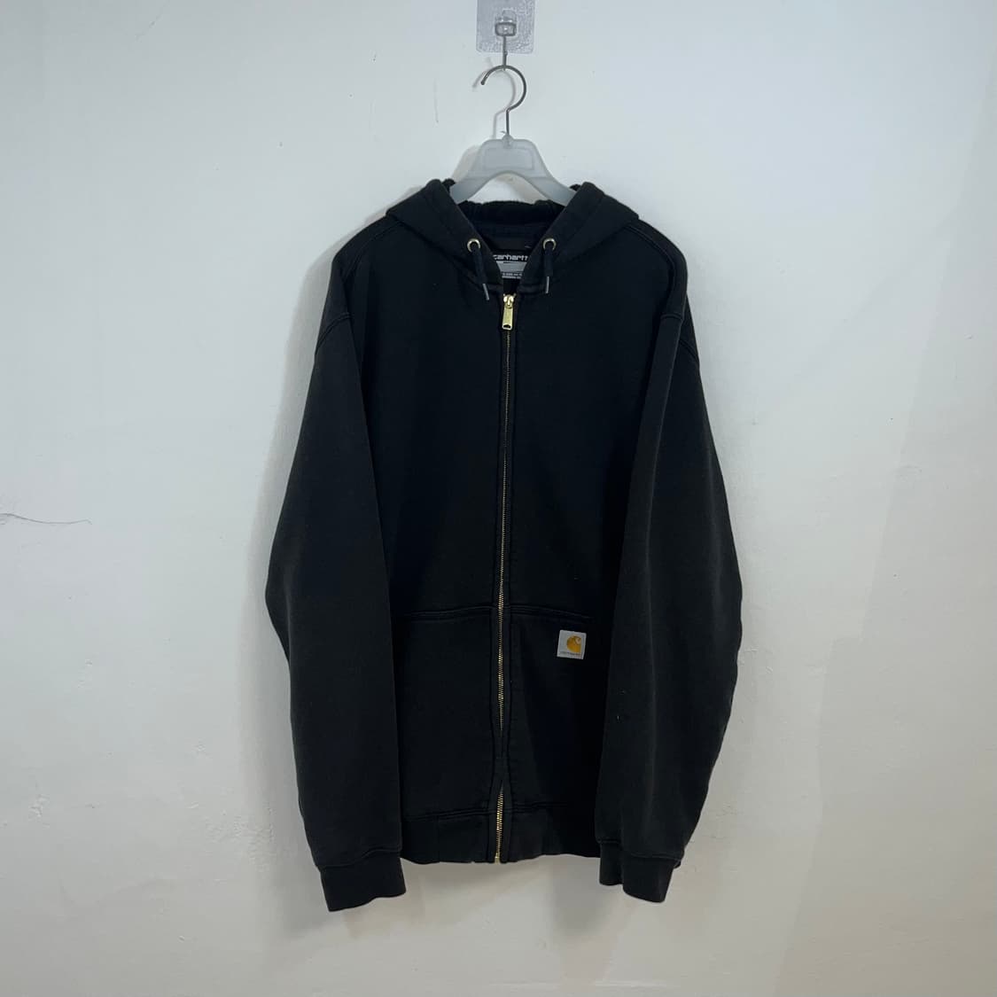 Carhartt black hoodie zip-up 상품이미지4