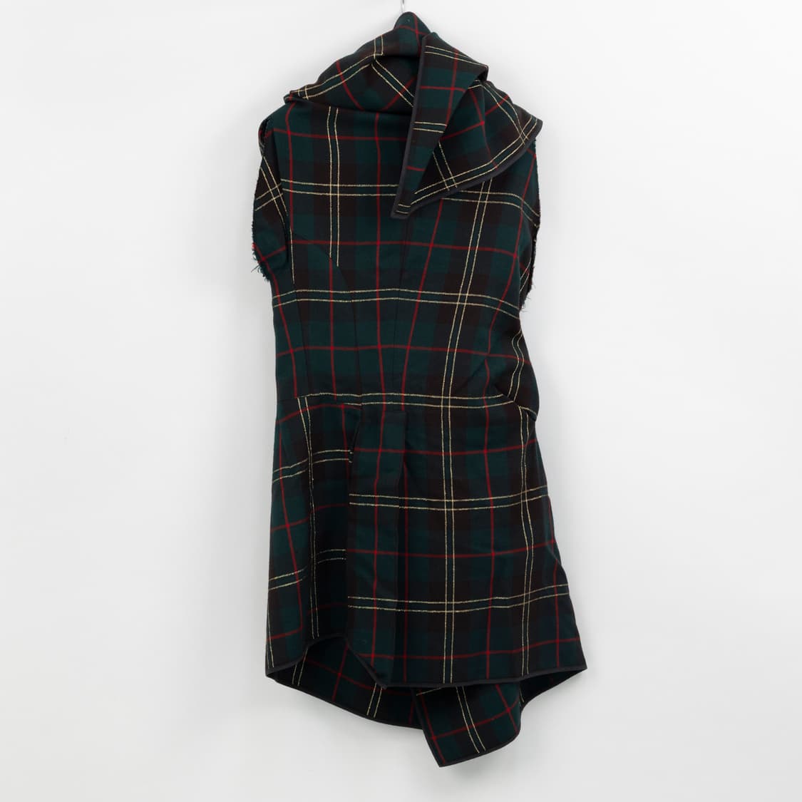 꼼데가르송 빈티지 1999 쇼피스 그린 타탄 체크 상품이미지3