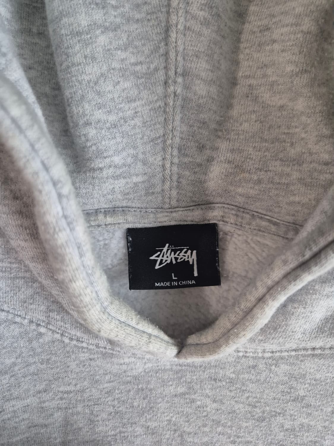 (L)스투시 스탁로고 아플리케 후드 상품이미지5