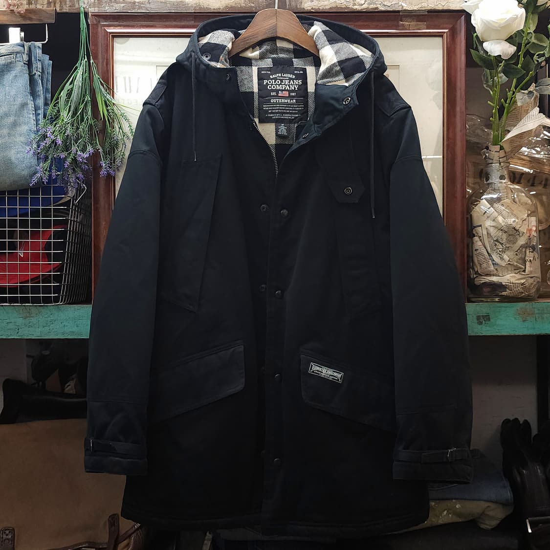 폴로 b9 밀리 파카 초고밀도 미공군 B-9 마운틴 파카 M 상품이미지1