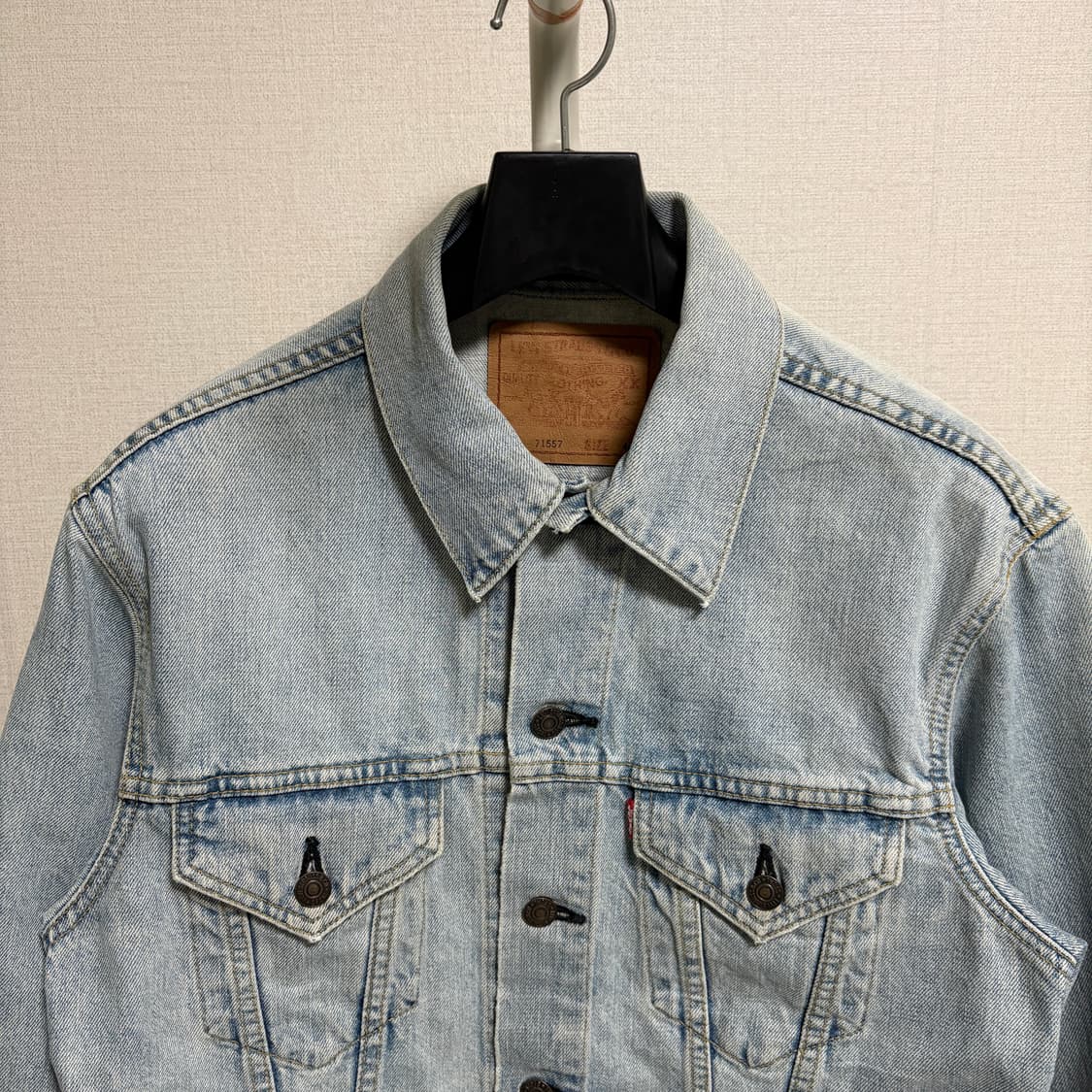 리바이스 LVC 71557 3세대 데님 트러커 자켓 / 연청, 40 상품이미지2