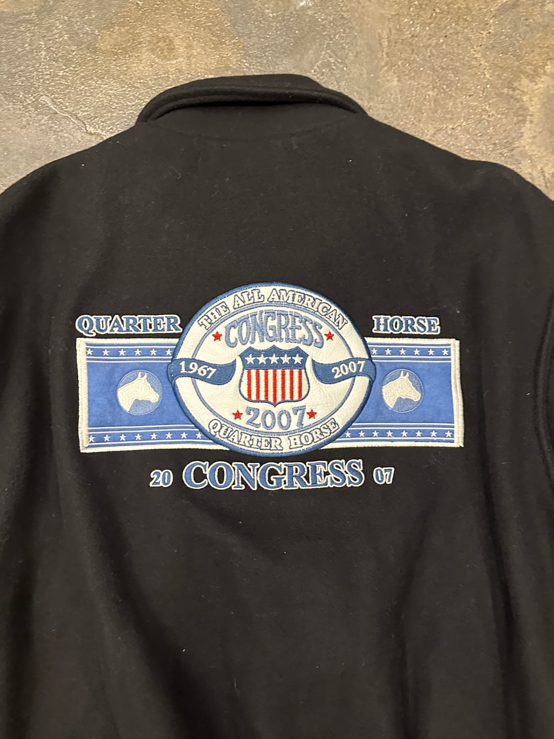 00s USA 팀 자켓 바시티자켓 M 상품이미지5