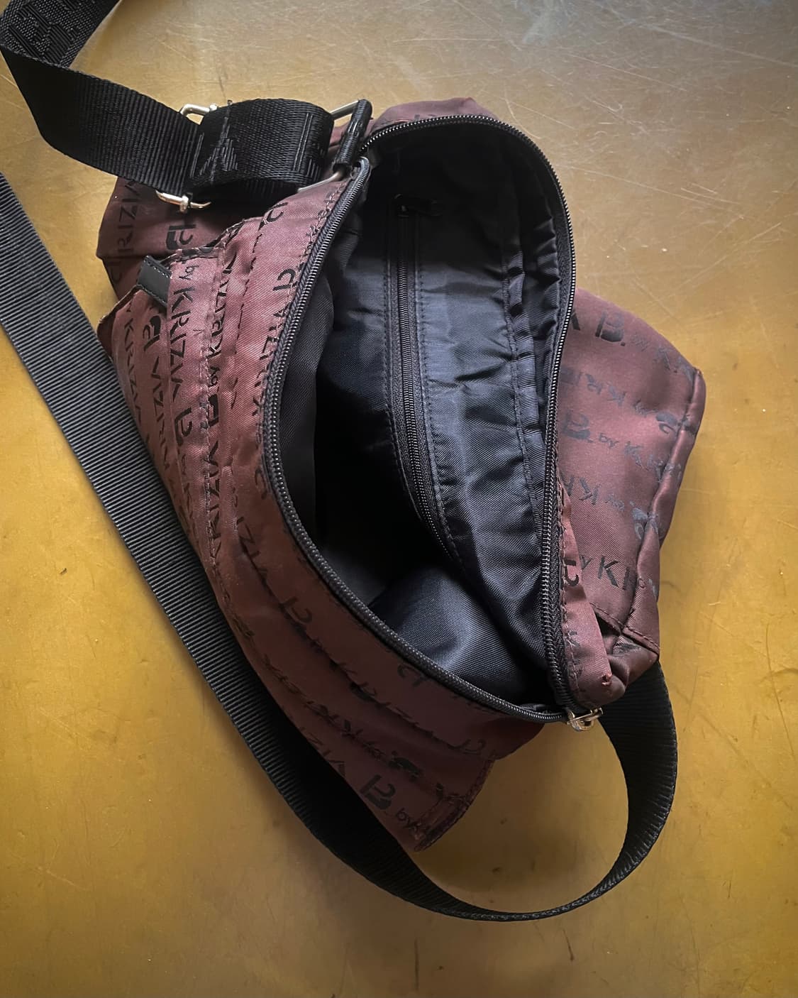 1990s Krizia Old Crossbody Lettering Bag 상품이미지9