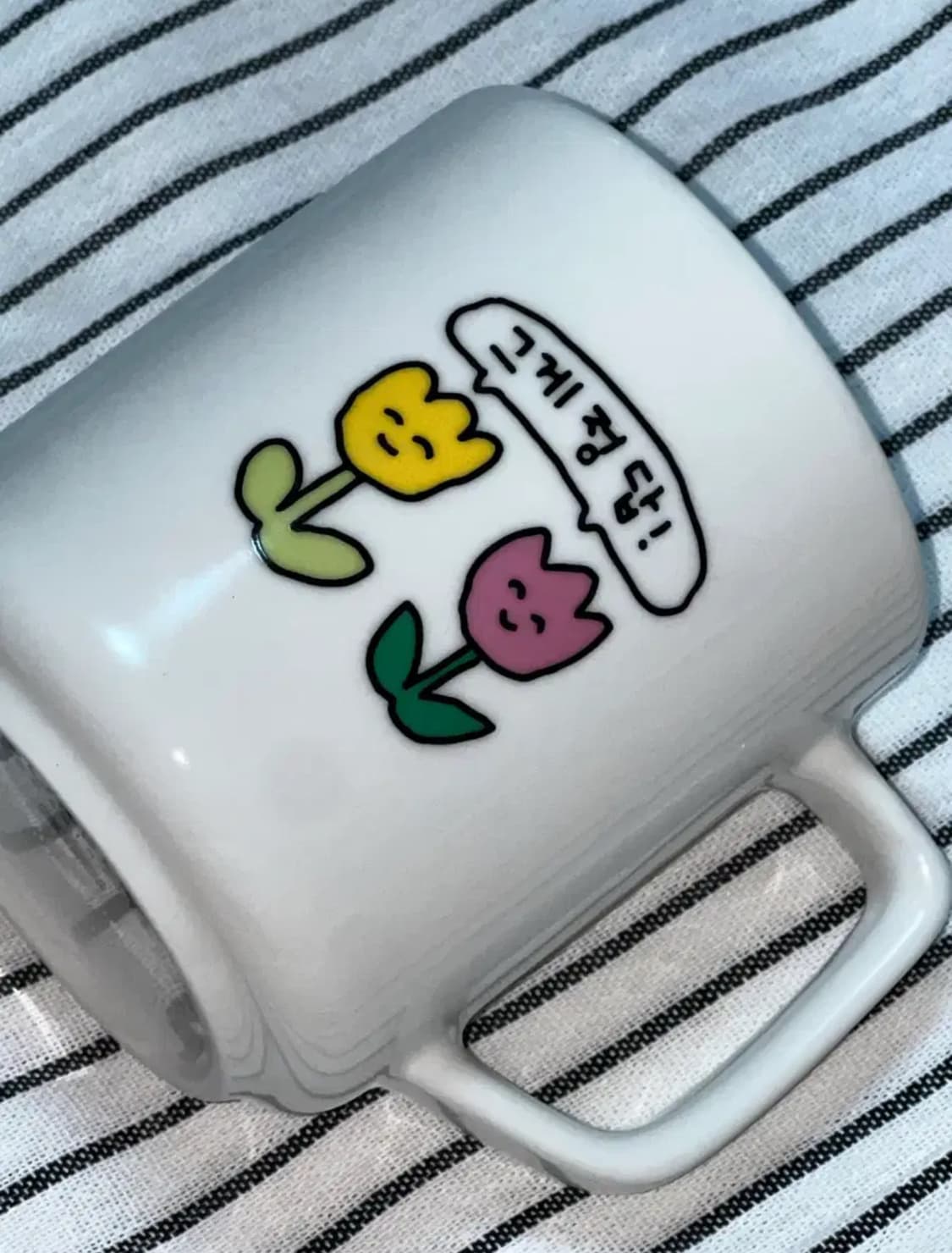 미사용 새상품 코렐 x 최고심 콜라보 머그컵 2개 상품이미지4