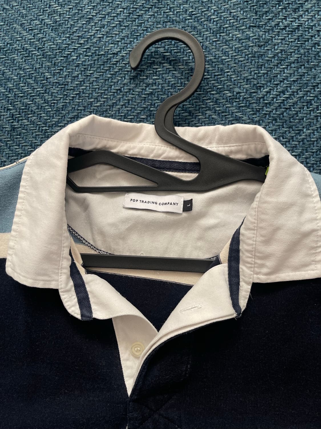 (L)팝트레이딩컴퍼니 스트라이프 럭비티 상품이미지2